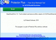 W32/CleanRuskill Trojan Removal Tool. screenshot